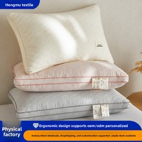 Oreiller de protection cervicale en coton, lin et fibres de polyester, en forme de maïs, pour enfants et étudiants, usage en chambre, couleur unie, sommeil profond