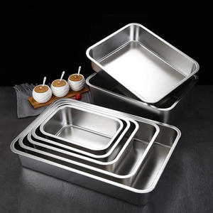 Purecook agrandir plus grande taille 60cm plus profond en acier inoxydable restauration hôtel <span class=keywords><strong>restaurant</strong></span> cuisine repas plateau de service dîner assiettes ensemble - Product Image 4