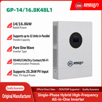 Convertisseur solaire hybride monophasé IP54 16,8 kW, contrôleur tout-en-un