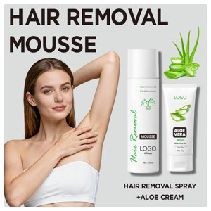Crème et Spray Dépilatoire Personnalisables 60g & 150ml – Hydratant à l'Aloès, à base d'Extrait Naturel d'Aloe Vera - Product Image 6