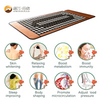 Matelas chauffant en pierre de jade naturelle et tourmaline, vente directe d'usine Jiwan Lejia Xiuyan