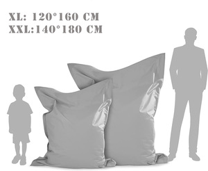 Canapé de plage inclinable moderne et imperméable pour l'extérieur, pouf géant, grand transat, housse amovible personnalisable en tissu - Product Image 6