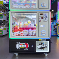 Distributeur automatique de capsules à trois niveaux avec lecteur de cartes et monnayeur, distributeur de jouets pour enfants, équipement de jeu pour centres commerciaux et magasins d'amusement