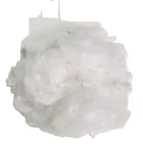 Materiali antibatterici naturali 1.2D * 38mm cocco bianco grezzo-carbone-fibra di viscosa per tessili per la casa