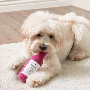 Nouveau jouet à mâcher en peluche pour petit chien, mignon, avec compartiment pour friandises, sonore, pour alimentation lente, en forme de bouteille, pour la relaxation, vente en gros - Product Image 1