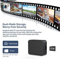 Caméra de sécurité domestique miniature à capteur CMOS H.264 à vente chaude avec vision nocturne, audio unidirectionnel, Wi-Fi 2,4 GHz et 5 GHz