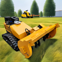 Tondeuse à gazon radiocommandée RC Slope chenille tout-terrain télécommande tondeuse à gazon agricole