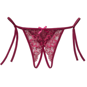 Tanga de Encaje Transparente de Alta Calidad para Mujer, Cintura Baja, Lencería Sexy y Seductora, Talla Única, para Coquetear en la Cama - Product Image 5