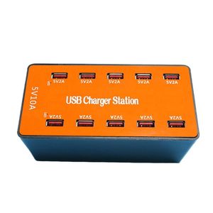 แท่นชาร์จ USB 20พอร์ตตั้งโต๊ะ18A 90W ชาร์จเร็วสำหรับ <span class=keywords><strong>iPhone</strong></span> 5S 6 <span class=keywords><strong>6S</strong></span> 7 Plus อะแดปเตอร์ Samsung iPad Huawei - Product Image 2
