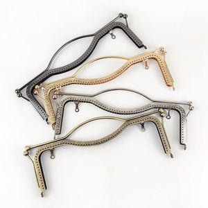 Meetee BF411 20/27cm fai da te accessori per borse fatte a mano in metallo goffrato manici per borsa - Product Image 6