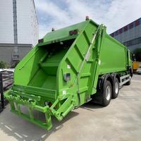 Camion compacteur de déchets industriels puissant HOWO avec système de compression à haut rendement pour la collecte des déchets des grandes usines