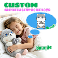 Jouet en peluche hamster intelligent à commande vocale IA, compagnon érudit pour raconter des histoires, ODM OEM, logo personnalisé, cadeau de vacances
