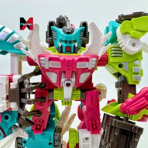 6 en 1 figuras transformación Ko Predaking Piranacon Crazy Beast Fit <span class=keywords><strong>Clan</strong></span> hexágono mecánico cambio de forma Robot juguetes regalos - Product Image 5