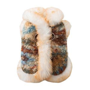 Gilet en polaire pour Bichon Frise, motif écossais, vêtements pour animaux de compagnie toutes saisons - Product Image 5