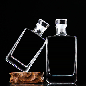 Oshow Bouteilles en verre vides écologiques pour la vente en gros, 50ml, 100ml, 200ml, 500ml, 750ml, pour Vodka, Whisky, <span class=keywords><strong>Gin</strong></span>, Tequila, Brandy, Rhum, Whiskey, avec gravure - Product Image 4