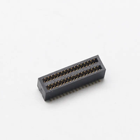 Échantillon gratuit carte à carte 0.8mm Double rangée hauteur 3.0mm-6.5mm 8Pin 10Pin 20Pin 30Pin 40Pin 60Pin SMT Smd connecteur de fil rapide