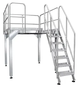 Stainless steel platforms mezzanines and Weigher Stand Automatic Packing System multihead weigher working platform