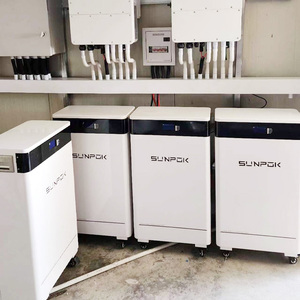ระบบแบตเตอรี่ลิเธียมไอออน Lifopo4 แบบเรียงซ้อนได้ พร้อมระบบจัดการแบตเตอรี่ (BMS) ขนาด 10-20 กิโลวัตต์ สำหรับพลังงานแสงอาทิตย์/รถยนต์ไฟฟ้า/รถบ้าน - Product Image 1