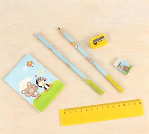 Set de Papelería ZKJ en Caja de Regalo, Tapa Dura Metálica, Imprescindible para Estudiantes de Primaria, Regalo de Alto Valor, Bolsas de Regalo para Niños - Product Image 3