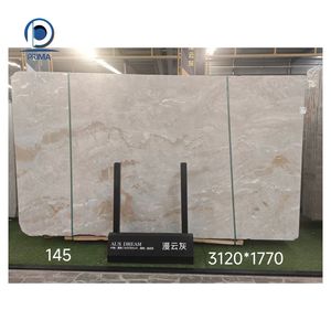 Prima phiến đá cẩm thạch trắng tự nhiên đánh bóng bán buôn đá cẩm thạch trắng thiết kế hiện đại sàn gạch cho biệt thự 1 năm - Product Image 5