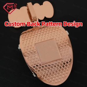 Ciondolo Hiphop Moissanite 3D Charm Jason la maschera Killer 925 argento rosa placcato oro personalizzato ciondolo Moissanite - Product Image 2