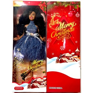 Muñeca de Juguete de Plástico de 11.5 Pulgadas, Cuerpo Sólido, Articulada, Negra, Bonita, Educativa para Niñas, Regalo de Navidad para Niños - Product Image 2