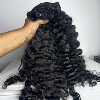 Venta al por mayor 100% pelo humano crudo paquete cutícula alineada indio Vietnam camboyano pelo crudo Pixie rizado indio rizado birmano rizado