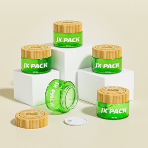 Di lusso Vuoto 50g di <span class=keywords><strong>Vetro</strong></span> di Legno di Bambù corpo Cosmetici Contenitore <span class=keywords><strong>50</strong></span> <span class=keywords><strong>Ml</strong></span> <span class=keywords><strong>50</strong></span> <span class=keywords><strong>ml</strong></span> 100g 100ml 1oz 4oz Verde Imballaggio Coperchio In Legno Vasetto di Crema - Product Image 6