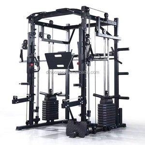 Machine Smith Commerciale Complète et Fonctionnelle Dinuo Steel Gym pour Exercices des Bras et <span class=keywords><strong>Musculation</strong></span> Unisexe - Product Image 2