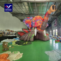 Personajes de dibujos animados inflables animales inflables elefante inflable para publicidad de eventos