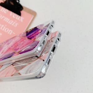 Đơn giản Vàng Hình Học Đá Cẩm Thạch Điện Thoại Trường Hợp Đối Với Samsung Galaxy S10e Mềm TPU Trường Hợp Cho S8 S9 <span class=keywords><strong>S10</strong></span> Cộng Với Cover Quay Lại fundas Coque - Product Image 4