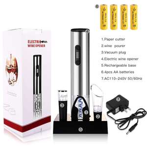 Produits les plus vendus 2021 aux États-Unis <span class=keywords><strong>amazon</strong></span> Tire-bouchon électrique Ouvre-bouteille de vin électronique Coffret cadeau pour gadgets électriques - Product Image 6