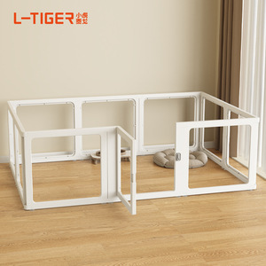 L-Tiger Pet Fence For Dogs Rectangle Easy Assembled Indoor Dog Pen - Product Image 1