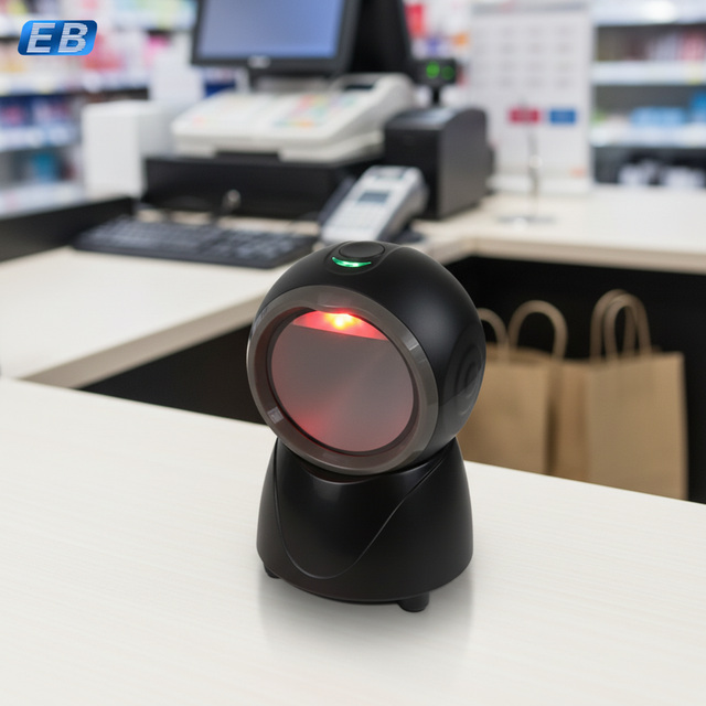 DBS-1100 Desktop 2D Barcode Scanner Auto Sensing QR Code Reader Mobile Screen Scanning for Retail POS Checkout