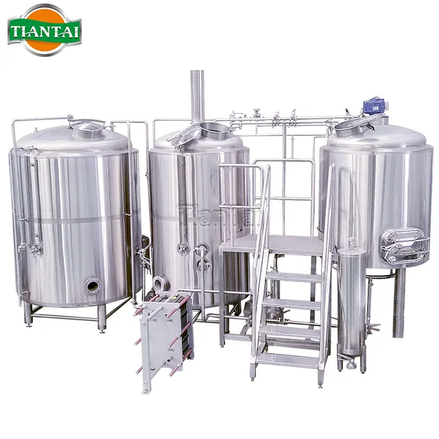 Máquina de elaboración de cerveza, equipo industrial completo de 500 litros, 1000 litros