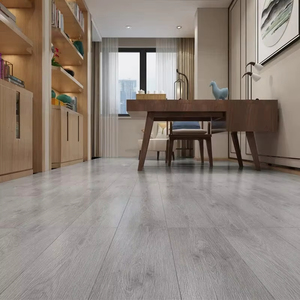 Nouveauté Planche de vinyle de luxe PVC Revêtement de sol en plastique Sans formaldéhyde SPC Auto-adhésif Piso De Vinilico Style moderne Uni - Product Image 1