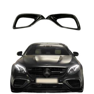 Garniture de couvercle de sortie d'air de pare-chocs avant en Fiber de carbone pour <span class=keywords><strong>Mercedes</strong></span> Benz W213 E63 2017 2018 <span class=keywords><strong>2019</strong></span> - Product Image 1