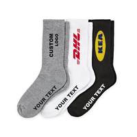Fabricant de chaussettes en coton personnalisées pour hommes Dcy Fashion, chaussettes unisexes à logo personnalisé, chaussettes de sport personnalisées de haute qualité