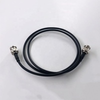 Conjunto de Cable coaxial Belden 1855A, 75ohm, SDI HD RF, con conectores BNC macho rectos a BNC macho, conectores de crimpado rectos
