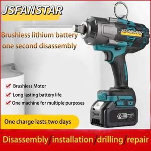 Clé à chocs sans fil électrique sans balais à <span class=keywords><strong>batterie</strong></span> au lithium bon marché 2000N.m pour camions avec <span class=keywords><strong>batterie</strong></span> - Product Image 5