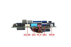 เมนบอร์ดอุตสาหกรรมสำหรับผู้ผลิต พร้อมโปรเซสเซอร์ I7 รุ่นที่ 7 ซีรีส์ NANO6F รองรับ 4K VGA LVDS - Product Image 3