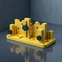 Outil de centrage et de fixation pour assemblage FDM 3D imprimé en PLA, à rainure en V, pour R&D, fabrication et personnalisation OEM