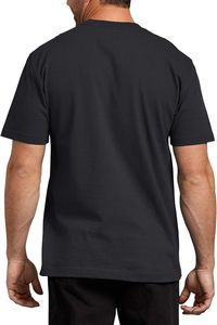 เสื้อยืด<span class=keywords><strong>แขน</strong></span>สั้นผ้าเฮเทอร์รี่หนาน้ำหนักมากสไตล์วินเทจสำหรับผู้ชาย มีกระเป๋าเสื้อ - Product Image 2
