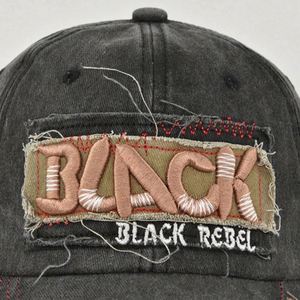 Wholesale Eco-Friendly Vintage Rubber Dad Hat Distressed Sport Baseball Caps Washed 3D Embroidery Silk Screen Printing Unisex - Product Image 6