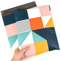 Enveloppes d'expédition en plastique transparentes avec poche autocollante refermable en LDPE, personnalisables avec logo, pour vêtements, fourrures, sacs de messagerie