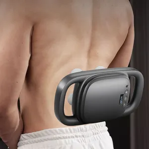 4 Massage Heads Display Deep Tissue Percussion Electric Fascia Gun Booster Muscle Vibrator Massage Gun For 2023 New Arrivals