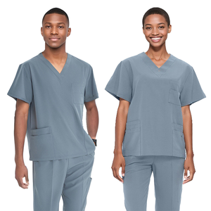 Biể<span class=keywords><strong>u</strong></span> Tượng Tùy Chỉnh Đồng Phục Y Tế Thoáng Khí Rayon Bệnh Viện Áo Cho Nam Giới Phụ Nữ Cho Nha Khoa Làm Việc Đồng Phục - Product Image 4