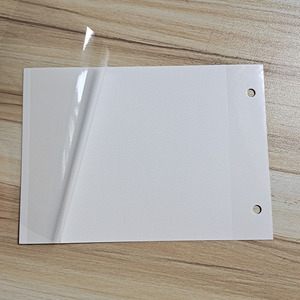 Tùy chỉnh DIY Album bên trong trang bơm lại tự dính phim Album A3 A4 Loose-Leaf PVC màu đen và trắng tờ - Product Image 1