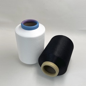 Fabricante Chino de Hilo Reciclado SCY ACY 2040 2070 70d 100% Nailon Spandex para Tejido sin Costuras y Calcetines - Product Image 2