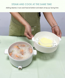Protección contra el calor Último Popular Mejor calidad 2L Antiadherente Eléctrico Mini Multifunción Olla <span class=keywords><strong>de</strong></span> cocina Multi Cocina Diseño único - Product Image 5